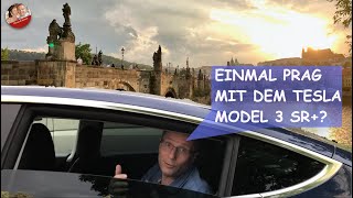 Mit dem Tesla Model 3SR einmal Prag und zurück geht das [upl. by Etnaud]