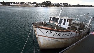 Port de Plaisance  Ria dÉtel  Gwalarn  Vieux Bateau  Rivière  Morbihan  Bretagne  France [upl. by Aisemaj]