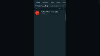 Telegram YouTube music downloader bot 😱😱 free shorts [upl. by Nnairrek]