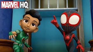 Meet Spidey and His Amazing Friends S2 Short 4  A Dino Mite Friend  Disney Junior Marvel HQ [upl. by Naples]