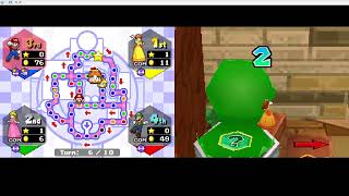 Mario Party DS Gameplay Wigglers Garden Piranha Plant Boss Fight [upl. by Petr47]