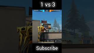 Cs rank 1vs3 remix ffviral ffshorts ff ffmax freefireshorts freefire fflive ffstatus [upl. by Sethi]