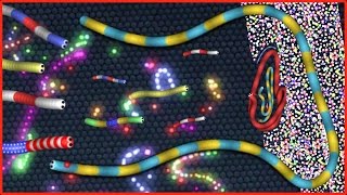 WORLDS LARGEST SLITHERIO TRAP  Slitherio Gameplay Playing With Slitherio Mods [upl. by Ewolram]