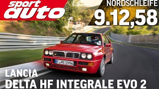 Lancia Delta HF Integrale Evo 2  Nordschleife HOT LAP 91258 min  sport auto Supertest [upl. by Rosemary]