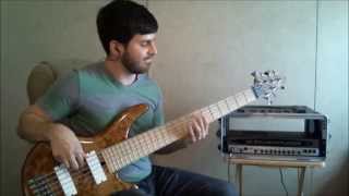 quotBatteryquot by Metallica  Bass Cover by Mark Michell [upl. by Odnama17]