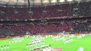 UEFA Europa League Final Warsaw 2015 opening ceremony ceremonia otwarcia finału Ligi Europejskiej [upl. by Ahsimak]