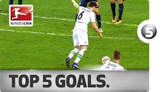 Top 5 Goals  Müller Nordtveit and More with Sensational Strikes [upl. by Darda]