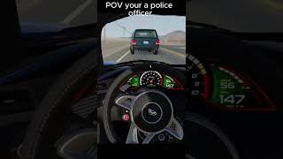 POV Your a police officer beamngdrive gaming carcrashes police [upl. by Avalsorim509]