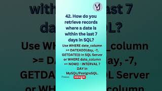 SQL Interview Tips SQL sqlinterviewquestions [upl. by Eille]