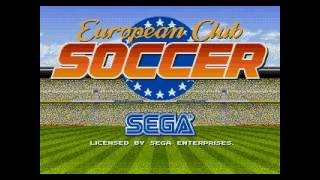 European Club Soccer  Mega Drive  Completo [upl. by Dibbrun]