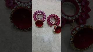 How to make quilling earrings  DIY Beautiful Quilling Earrings For Beginners [upl. by Lasonde]