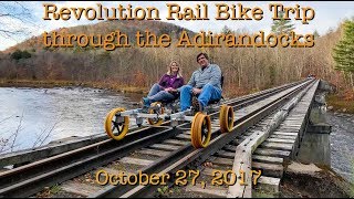 Revolution Rail Scenic Bike Tour in the Adirondack Mountains [upl. by Swagerty]