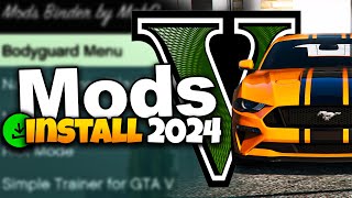 How to Install MODS for GTA 5  EASY in 2024 PC [upl. by Juieta]