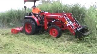 Apollo 55 hp tractor and 6 ft Del Morino Flail Mower 3 [upl. by Nuahs450]