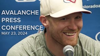 Watch the Colorado Avalanches press conference  May 23 2024 [upl. by Carrew816]