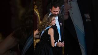 🇪🇦♥️King Felipe vi and Queen Letizia of Spaintheirbeautifullovestoryshorts👑️ [upl. by Dolloff]