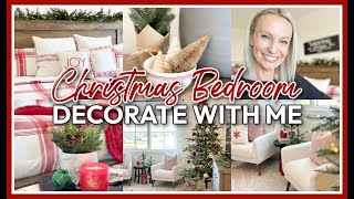 COZY CHRISTMAS BEDROOM 2023 DECORATE WITH ME  CHRISTMAS DECORATING IDEAS [upl. by Gault152]