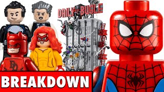 LEGO SpiderMan  DAILY BUGLE 76178  FULL Breakdown [upl. by Wilow494]