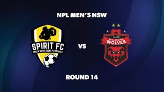 NPL Men’s NSW Round 14 NWS Spirit FC v Wollongong Wolves FC [upl. by Ennaer]