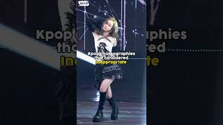 Kpop choreographies that considered inappropriate  part2kpop aespa shorts fyp [upl. by Ahsinnor]