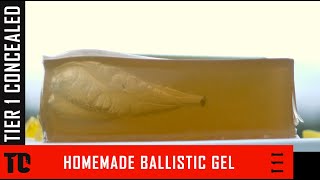 Homemade Ballistic Gel vs Clear Ballistics Synthetic Gelatin [upl. by Ecnatsnok]