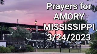 Amory Mississippi Tornado and Update with Photos  Extreme Damage to Small Town [upl. by Weyermann]