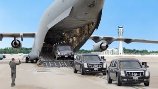 How the US is Transporting the Worlds Most Secure President Convoy [upl. by Sucramrej69]