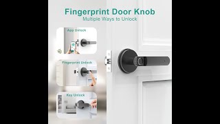 BIWIBON BDA01 Fingerprint Door Lock Installation [upl. by Avir501]