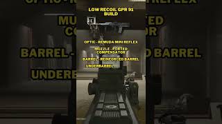 Low Recoil GPR 91 shorts cod callofduty blackops6 blops6 warzone zombies [upl. by Aihsemat]