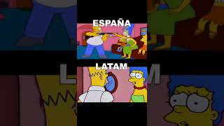 Simpsons quotHomerquot en España o quotHomeroquot en Latinoamérica queprefieres chooseone [upl. by Yddet]