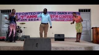 Performing in the Youth Conference at Appointed Harvesters ChurchKyotera quotNesize is the songquot [upl. by Wesley]