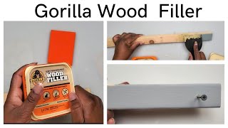 Gorilla Wood Filler Kit for Interior and Exterior Wood and Furniture Repair  Unboxing and Review [upl. by Ocirederf179]