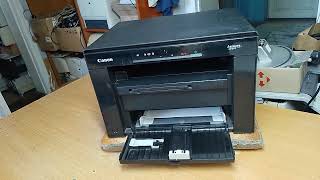 Canon iSENSYS MF3010 Test PageReportTotal Page Counter [upl. by Moazami]