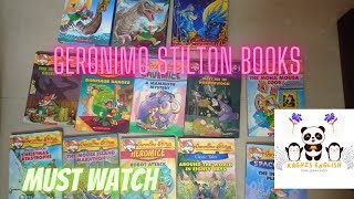 Our Geronimo Stilton Book Collection [upl. by Ardnekat]