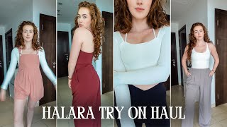 TryOn Halara Haul 🛍️  Halara Flex Pants Active Dress Jumpsuit Crossover Leggings Bodycon Dress [upl. by Brodench]