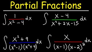 Integration By Partial Fractions [upl. by Anaytat]