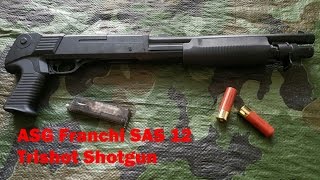 ASG Franchi SAS 12 TriShot Shotgun Short Version [upl. by Cantlon387]