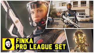 NEW FINKA PRO LEAGUE GOLD SET  Complete PRESENTATION amp UNBOXING Rainbow Six Siege [upl. by Einama]