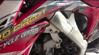 2010 CRF 250r Idle [upl. by Daphne]