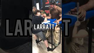 14 YEARS OLD VS DEVON LARRATT🤘🏻devonlaratt armwrestling training [upl. by Eceinaj416]