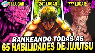 Ranking Completo das 65 Técnicas de Jujutsu Kaisen Qual é a Mais Forte [upl. by Giles968]