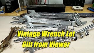 Vintage Wrench Lot Gift from Viewer [upl. by Schear227]