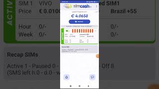 APP SIM CASH CONTINUA PAGANDO EURO GRATIS [upl. by Nerej803]