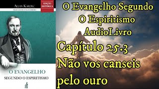 Não vos canseis pelo ouro  Capítulo 253  Evangelho Segundo o Espiritismo  Audiobook [upl. by Ode]