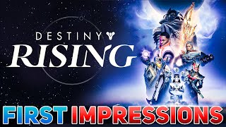 Destiny Rising My First Impressions [upl. by Arhoz]