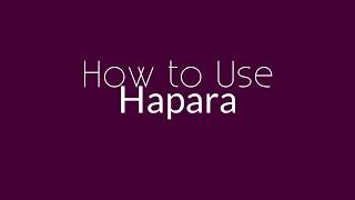 How to use Hapara [upl. by Esirrehc]