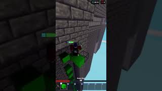 1 of the most INSANE black Clutches funnybedwars roblox bewars gaming bedwarsclips [upl. by Assirod596]