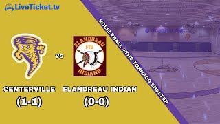 Flandreau Indian School vs Centerville VB [upl. by Ennaeus]