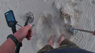 Metal Detecting at Keurbooms Lagoon and Beach South Africa [upl. by Viridi]