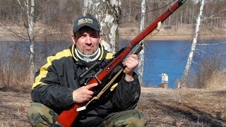 Mosin Nagant Sniper Rifle Снайперская винтовка Мосина Часть 2 Стрельба 762х54 [upl. by Anatola]